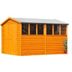 Garden sheds Shire Overlap DD Garden Shed 10'x6' (Building Area )