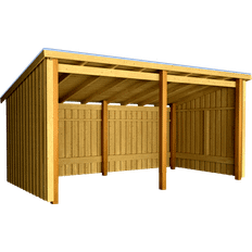 Plus Förråd Nordic Multi 9,5m² 2 moduler öppen (Byggnadsarea )