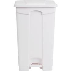 Blanc Poubelles à pédale Poubelle De Cuisine À Pédale 87L