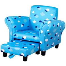 Homcom Cute Cloud Star Armchair