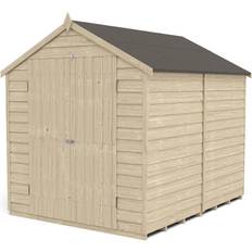 Garden shed 8 x 6 Forest Garden Overlap Pressure Treated 8X6 Apex Shed (Building Area )