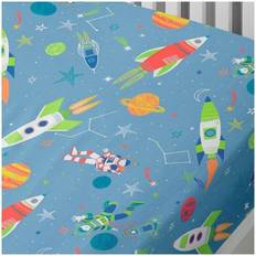 Bedlam Bedlam Supersonic Glow In The Dark Fitted Sheet Toddler