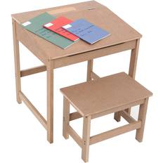 Naturale Set di mobili Premier Housewares Kids Desk & Stool - Natural