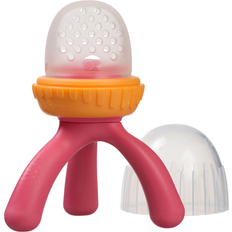 b.box Dispositivo De Alimentación De Silicona 6 Meses Rosa Naranja