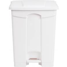 Blanc Poubelles à pédale Jantex (DC711)