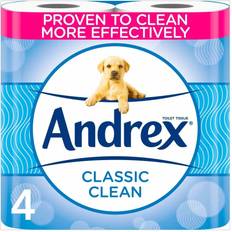 Andrex Classic Clean Toilet Tissue 4 Rolls wilko