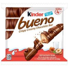 Kinder Confectionery & Cookies Kinder Bueno Crispy Chocolate Bar 0.75 oz, 4