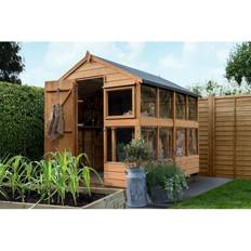 Outbuildings Forest Garden 6 Shiplap Dip Treated Potting Shed (Building Area )