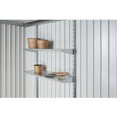 Biohort Standard Silver Væghylde 74cm 2stk