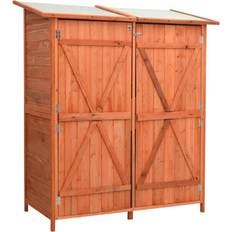 VidaXL Förråd & Bodar vidaXL Redskapsbod 140x75x160 massivt granträ (Byggnadsarea )