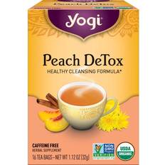 Yogi Tea Detox Herbal Caffeine Free Peach