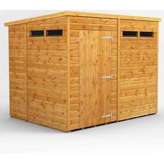 Shed 8 x 6 shiplap power Sheds 8 Pent Shiplap Dip Treated Security Shed (Building Area )