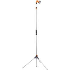 vidaXL Doccia da Giardino con Treppiede 221 cm in Alluminio Argento