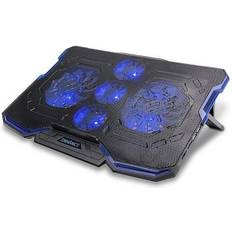 Laptop Coolers Enhance ENGXC20100BLWS Cryogen Laptop Cooling Pad Fans