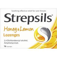 Strepsils Honey and Lemon Lozenges - Pack of 16