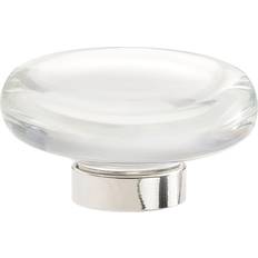 Building Materials Amerock Glacio Clear Crystal/Polished Nickel 1-3/4-inch 44-millimeter Diameter