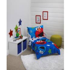 Red Bed Set Sesame Street Buds 4-Piece Toddler