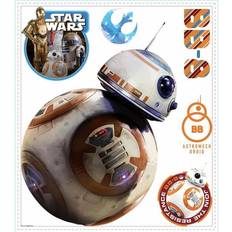 RoomMates Adesivo Gigante Star Wars Episode VII Droid BB-8 49 x 30 cm