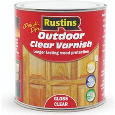 Rustins Quick Dry Outdoor Varnish Clear Gloss Wood Protection