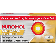 Ibuprofen Medicines Nuromol Dual Action Pain Relief 200mg/500mg Ibuprofen & Paracetamol Tablet