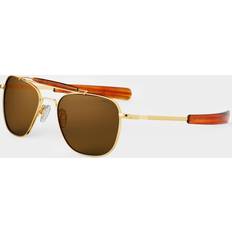 Randolph Engineering Aviator II Polarized Solglasögon - Guldiga