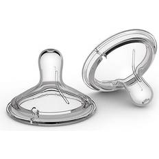 Nanobebe Silicone nipple for a bottle quick flow 6m 2 pieces (NABE-30123)