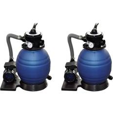 Pools vidaXL sandfilterpumpe 2 stk. 400 W 11000 l/t