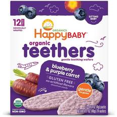 Teethers Happy Baby Organic Teethers Organic Food Blueberry & Purple Carrot 1.7 oz