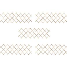 vidaXL Trellis Fences 5 Firwood 70.9"x23.6"