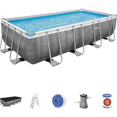 Pool 244 Bestway Power Steel Rektangulær Pool 488 x 244 x 122 cm Special Edition