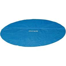 Intex solopvarmet poolovertræk 538 cm polyethylen blå