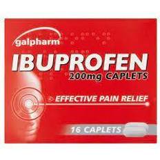 Galpharm Ibuprofen 200mg Caplets 16 Caplets Tablet