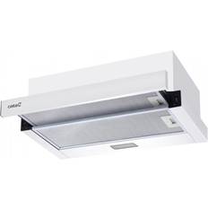 Hotte Murale Hottes aspirantes vente Cata TFB5160WH 220V 61dB LED Fonctionnement Silencieux Charbon Métal Blanc 60cm, Blanc