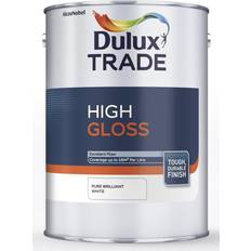 Paint Dulux Trade High Gloss Wall Paint Pure Brilliant White 1L