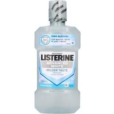 Mouthwashes Listerine Advanced White Milder Taste Alcohol Free Mouthwash 500ml