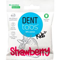 Denttabs Kids Tandkrämstabletter Jordgubb Flour