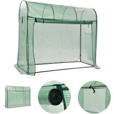 Serres de Jardin vidaXL Greenhouse With Zippered Door 200x80x170 cm