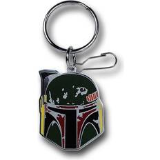 Gray Keychains Star Wars Plasticolor Boba Fett Enamel Key Chain