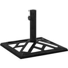 vidaXL Base De Sombrilla De Hierro Fundido Negro 44x44x31 cm