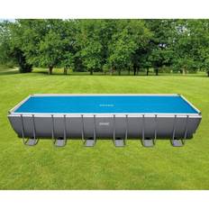 Cubiertas Solares para Piscinas Cubiertas de piscina Intex Cubierta De Piscina Solar De Polietileno Azul 716x346 Cm