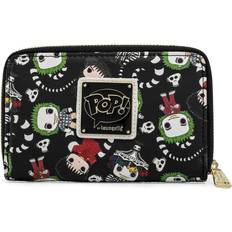 Loungefly Beetlejuice AOP Ziparound Wallet - Black/Green/Red One-Size