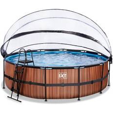 Exit Toys Pool Wood 488x122cm inkl. Filterpump