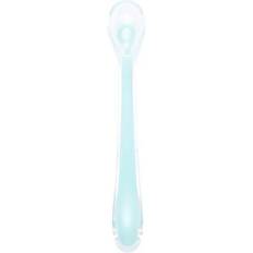 Couverts pour Enfants Babymoov Cuillère silicone 1er âge Baby Spoon Azur