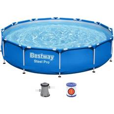 Piscine Autoportanti Bestway Steel Pro Frame Pool 366 x 76 cm m/pumpe