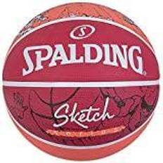 Unisex vuxen basketboll, röd, 7
