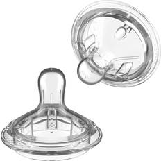 Nanobebe Silicone nipple 0m 2 pieces (NABE-30101)