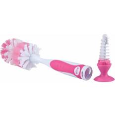 Rouge Accessoires de biberon Nuby Goupillon 2 en 1 avec Ventouse Rose