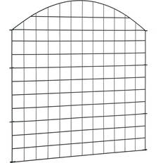 vidaXL Arched Pond Fence Set Green