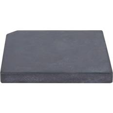 vidaXL Piastra di Peso per Ombrellone Nera in Granito Quadrata 25 kg Cod MXL 40812
