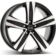 Mak Stone5 Black Machined Face 7x17 5/160 ET60 B65.1